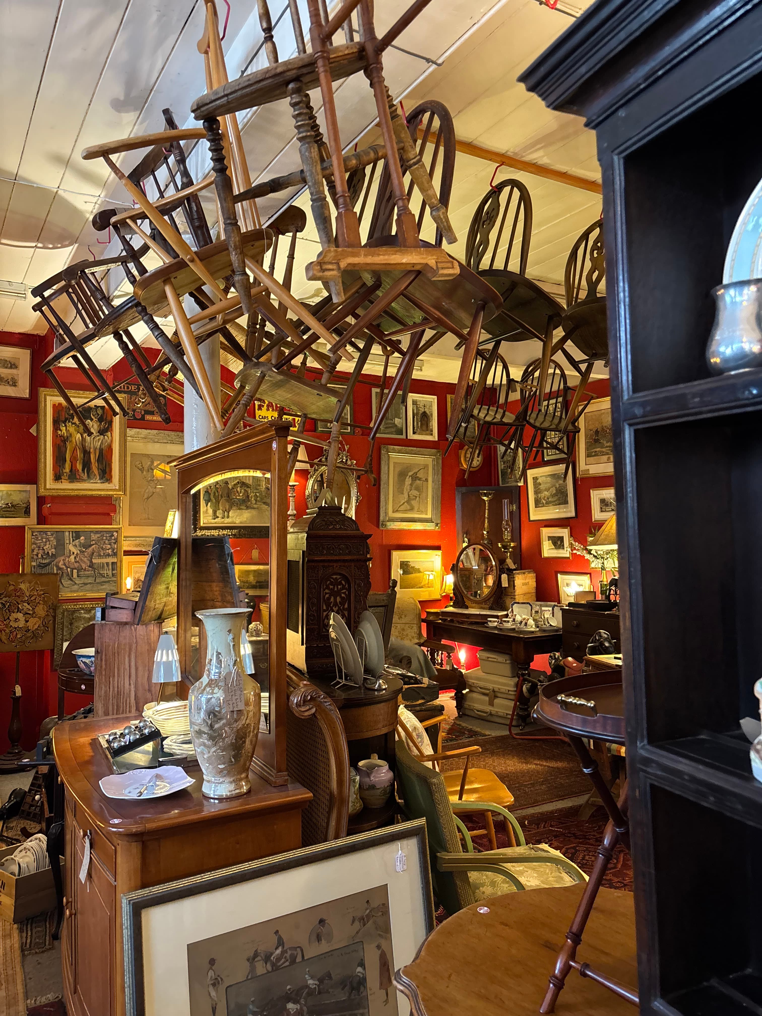 Antique shop background